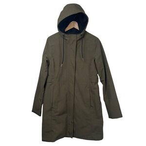 Sherpa Adventure Gear Himaltec Waterproof Breathable Hooded Parka Jacket Khaki M